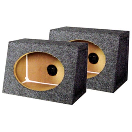 Q Power 6 x 9 in. Empty Subwoofer Box QTW6X9